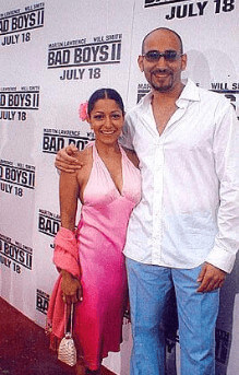 Jason Manuel Olazabal with his wife